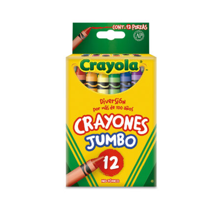 CRAYON DE CERA JUMBO 12 UDS-100