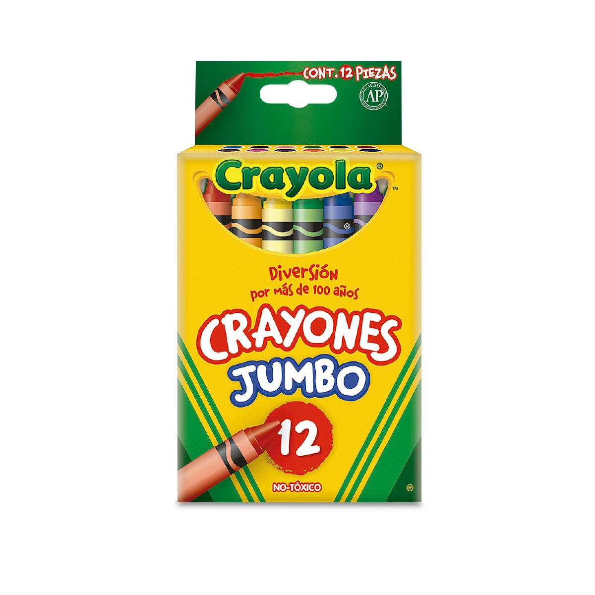 CRAYON DE CERA JUMBO 12 UDS-100
