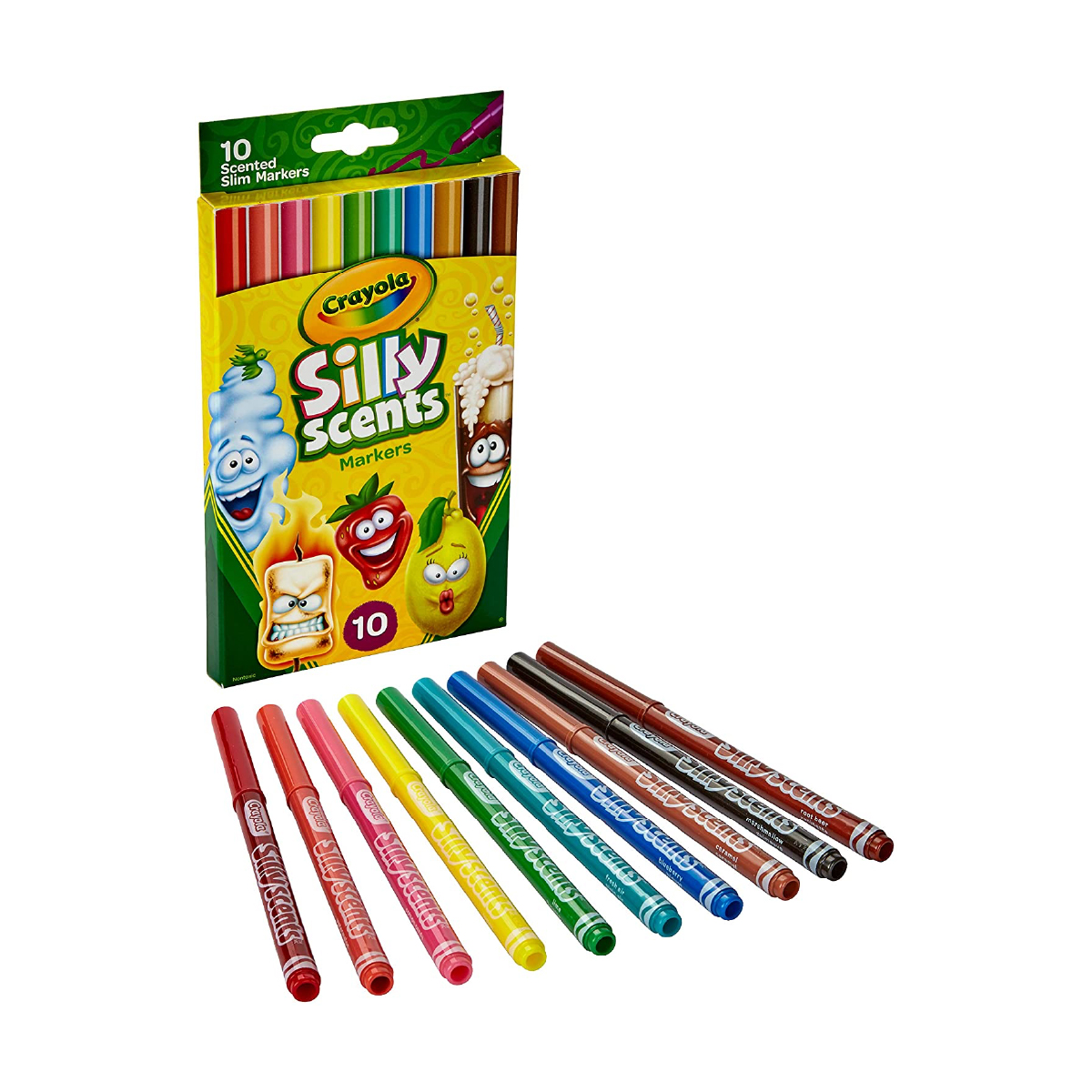 MARCADORES LAVABLES SILLY SCENTS 10 UDS-100