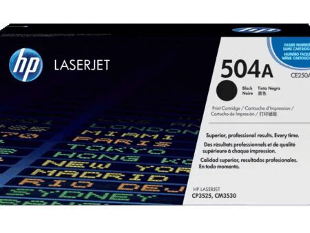 HP toner negro #504 5000 pgs CE250A