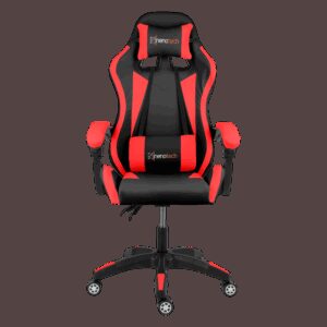 Nenotech silla gaming max negro/rojo 220LB,90-135G,GL2 -A62535