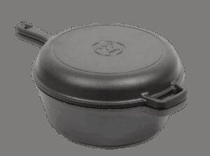 Westinghouse cacerola 3Qt con tapa sarten 26cm hierro fundido WCCI0012BK
