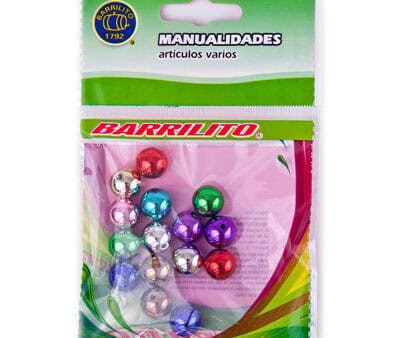 Barrilito cuentas de plastico cp018 12  mm 15 piezas