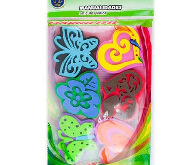 Barrilito set de sellos de foamy varias formas fs038