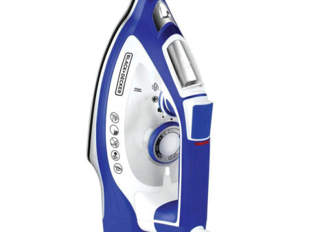 Black + Decker plancha de vapor suela ceramica resistente a golpes impact IR3001