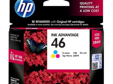 HP cartucho tricolor 46 750Pgs CZ638Al