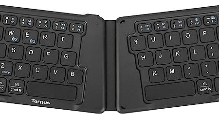 Targus teclado inalambrico antimicrobial ergonomico plegable español USB -AKF003ES