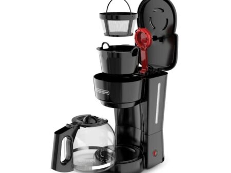 Black + Decker cafetera 12 tazas negra C/F CM0916B