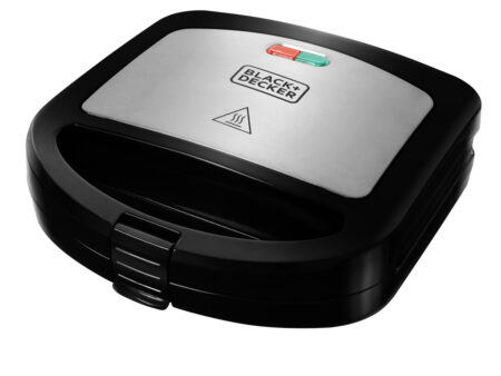 Black + Decker sandwichera 2 servicios negra SM24530