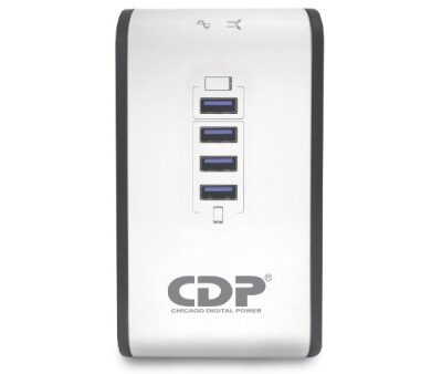 CDP regulador con 4 puertos usb /8 salidas /1000va r2cu-AVR1008
