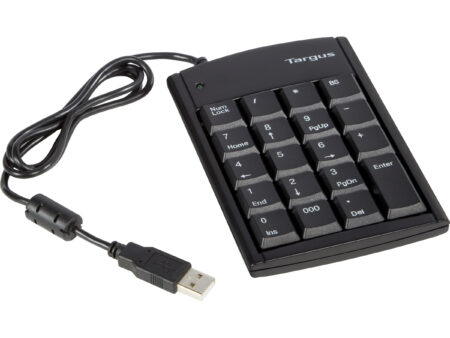 Targus teclado numerico  mini USB con hub USB 2 puertos PAUK10