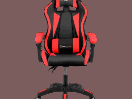 Nenotech silla gaming max negro/rojo 220LB,90-135G,GL2 -A62535