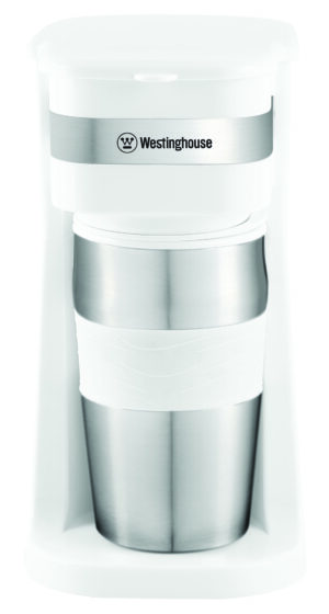 Westinghouse cafetera individual con mug térmico blanca -WKCMGO11WH