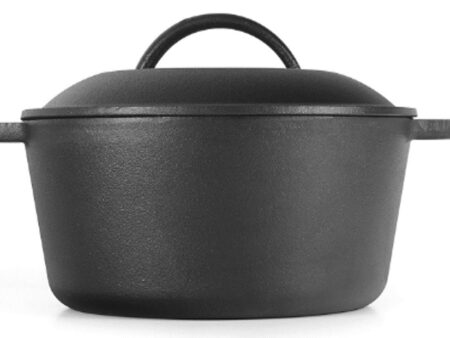 Westinghouse cacerola con tapa hierro fundido 5Qt WCCI0010BK