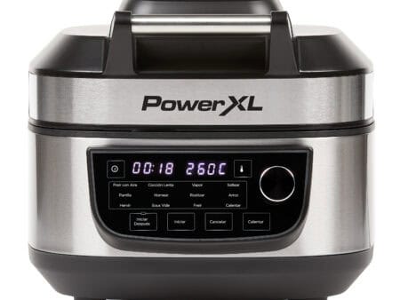 Power XL freidora de aire con parrilla 12 en 1 digital 6QT MFC-AF-6C-LA