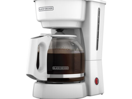 Black + Decker cafetera 12 tazas blanca C/F CM0916W