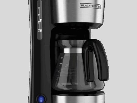 Black + Decker cafetera 5 tazas inox 4 en 1 CM0755S-MX
