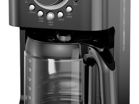 Black + Decker cafetera 12 tazas inox digital CM4200S-LA