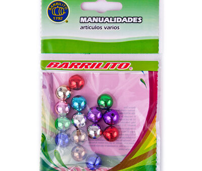 Barrilito cuentas de plastico cp018 12 mm 15 piezas