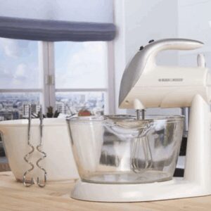 Black + Decker batidora de pedestal 250w con tazon blanca MX900