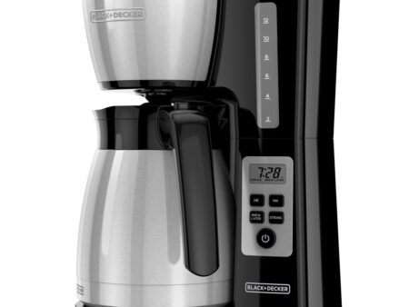 Black + Decker cafetera termica 12 tazas CMB2020B -  CM2046S-LA