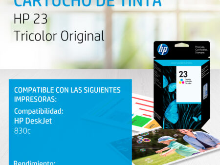 HP cartucho color C1823D 690pgs 23