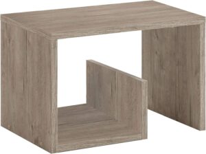 Kenneth Cole mesa de centro tipo librero color roble - KCWD2022055-OA