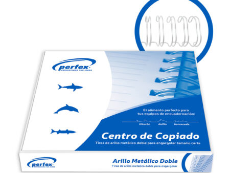 Perfex arillo metalico paso 3:1 7/16''  caja 80 unds