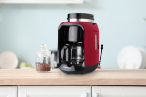 Westinghouse cafetera con moledor café 2 en 1 roja  - WKCM256