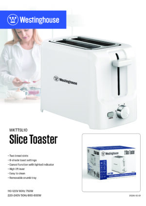 Westinghouse tostadora 2 Rebanadas color blanco - WKTTSL10