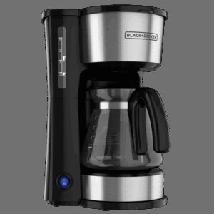 Black + Decker cafetera 5 tazas inox 4 en 1 CM0755S-MX