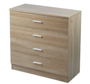 Kenneth Cole gavetero 4 niveles color roble-W72 x H67 x D33 cm-KCWD20220511-O
