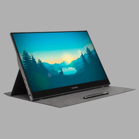 Viewsonic monitor portatil 15.6"  puerto tipo C resolucion 1080 negro TD1655