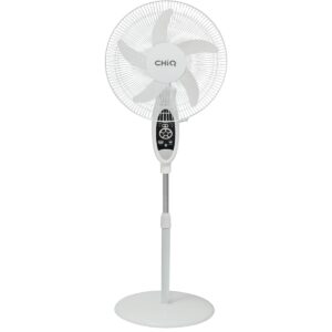 CHIQ Ventilador Pie Recargable 16" 9 vel temporizador puerto USB Luz Led - CQVF16RN0IT1W