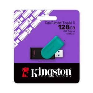 Kingston usb data traveler exodia USB 3.2 128GB negro turquesa - DTXS/128GB