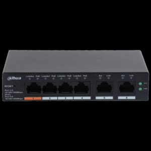Dahua conmutador gigabit 6 puertos con 4 Puertos PoE -DH-CS4006-4GT-60-  1.0.01.20.11243-9002