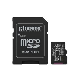 Kingston tarjeta de memoria Micro SD canvas select plus c/adaptador - SDCS3/256GB