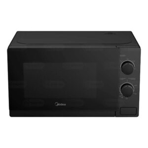 Midea microondas 0,7 pc puerta negra gabinete negro MMDP07S2BM
