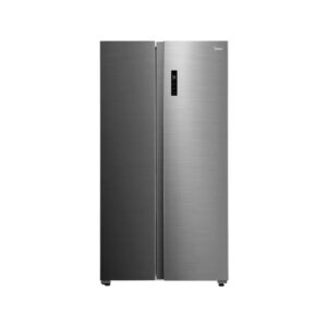 Midea refrigerador 20 pc color acero side by side inverter MDRS710FGM46