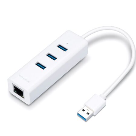 TP-link adaptador USB 3.0 3-Port Hub & gigabit ethernet 2en 1 USB - UE330