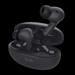 Trust audifonos bluetooth color negro microf  c/cancelacion de ruido - 25296