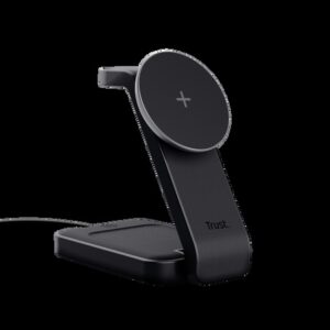 Trust soporte Viro de carga magnetico inalambrico 3 en 1 para iPhone, Apple Watch y AirPods - 25464