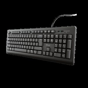 Trust teclado alambrico  primo usb negro 23883
