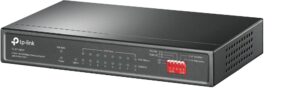 TP-link switch omada de escritorio de 9 puertos a 10 / 100Mbps con 8 puertos PoE+ - TL-SF1009P