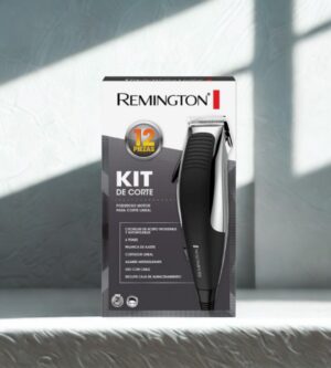 Remington kit cortadora de cabello 12 piezas cromada HC1080A-110F