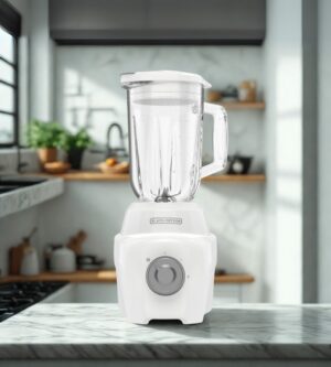 Black + Decker licuadora 2 veloc 700w vidrio 1.25L ice crush blanca - BL0876-0WDLA
