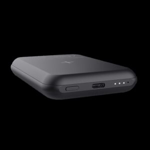 Trust banco de energia inalambrico 5000 mah color negro batería magnética iPhone 12 superior - 24877