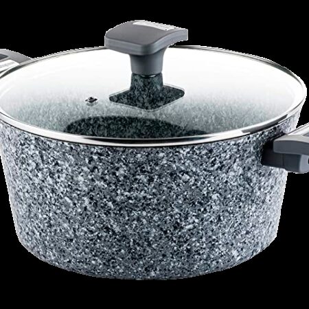 Westinghouse cacerola con tapa granito gris 24cm WCCC0070024GGY