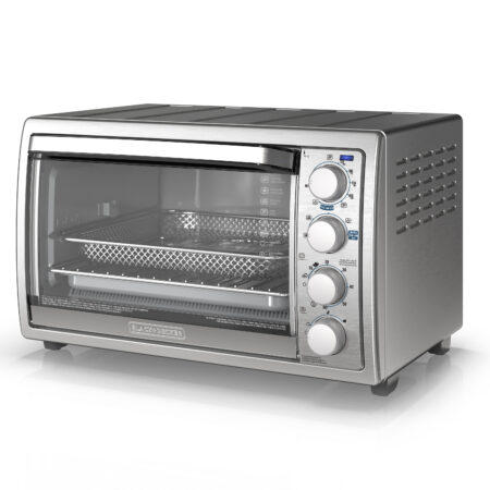 Black + Decker horno tostador con freidora de aire 9 rebanadas TO4315SS-LA