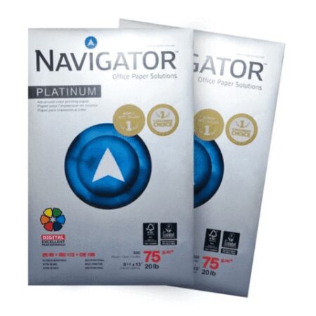 Navigator caja 10 und resma 8 ½ x 13, oficio 500 hjs 75Gr NPT0750159